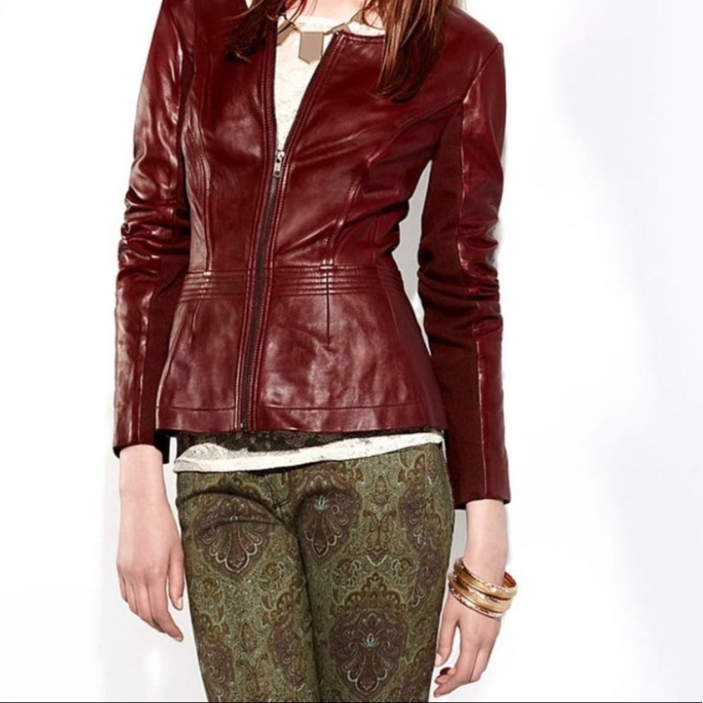 Leather jacket